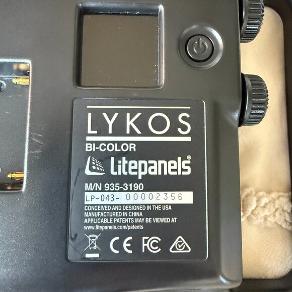Litepanels Lykos Bi‑Color LED Light – Adjustable Portable Studio Panel - Picture 3 of 7